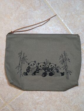 FEED Projects Green Panda Pouch